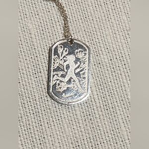 Tiffany And Co 2013 Wahsington DC Marathon Tag Pendant Sterling Silver Nike!!